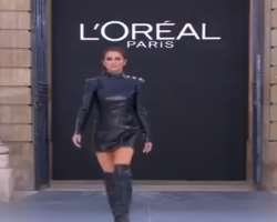 The television personality served as the face of popular cosmetic company L'Oreal and also walked on-ramp for the company.
